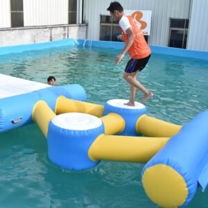 バウンシア屋外ウォーター障害物コース -- ニューフロッグジャンプ01