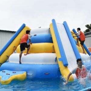 子供の友好的な膨脹可能な水公園の浮遊物販売のための-- 多数のスライド 01