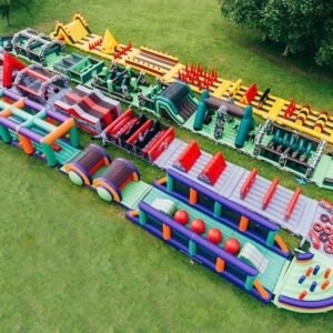 販売のための Bouncia の耐久の膨脹可能な障害物 5K コース-長い 303m （994ft）