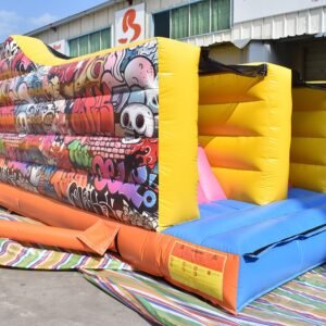 楽しいインフレータブル5キロ障害物コースはBouncia-障害物27によって作らラン
