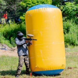ポリ塩化ビニールの防水シートの商業使用のための膨脹可能なペイントボールの障壁 -- シリンダー