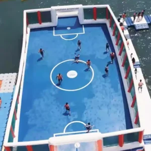 空気密閉式ベース付きインフレータブルサッカーピッチ - FP01