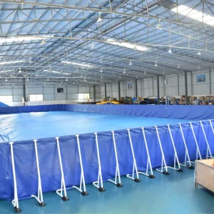 48×20m の膨脹可能な水公園のための大きい金属フレームのプール