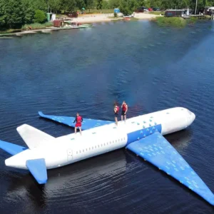 浮遊水公園のためのカスタマイズされた膨脹可能な飛行機 - 独特な注文のInflatables