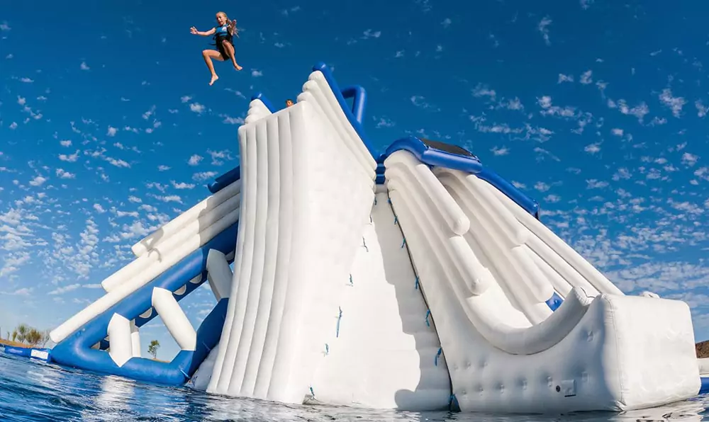 an-attractive-giant-aquatic-inflatable-at-a-water-park