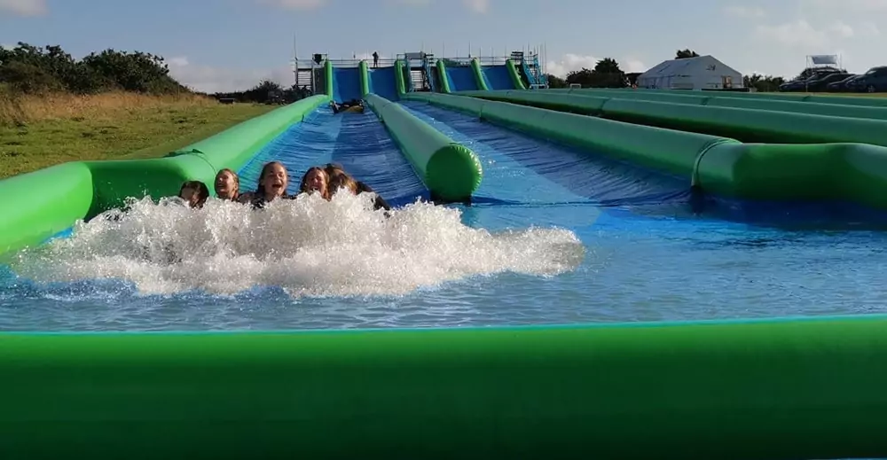 A-Commercial-Slip-And-Slide-With-Pool-At-The-End