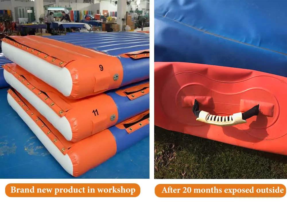 bouncia-floating-water-park-equipment-in-Melbourne-durability-comparison