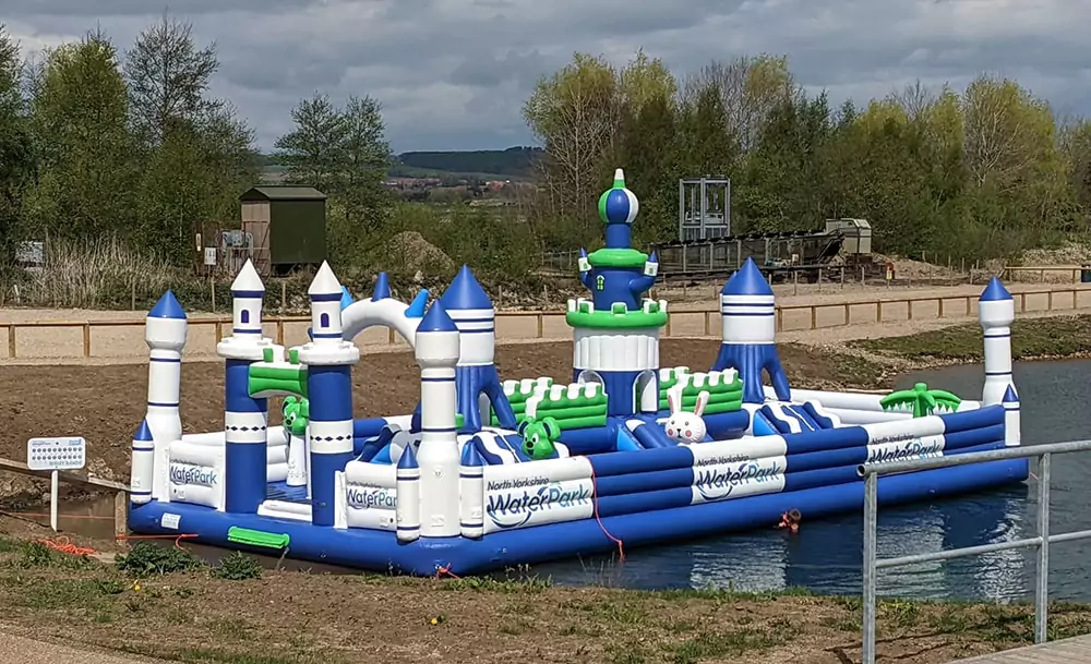 Kids-inflatable-water-playground-floating-on-water