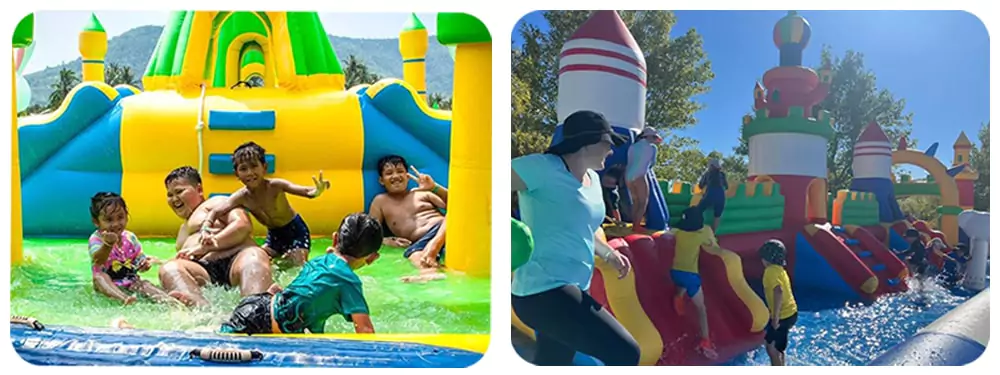 Children-enjoy-the-kids-inflatable-water-playground