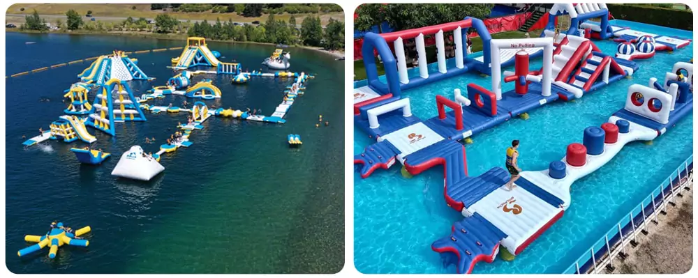Bouncia-inflatable-water-parks-and-metal-frame-pool