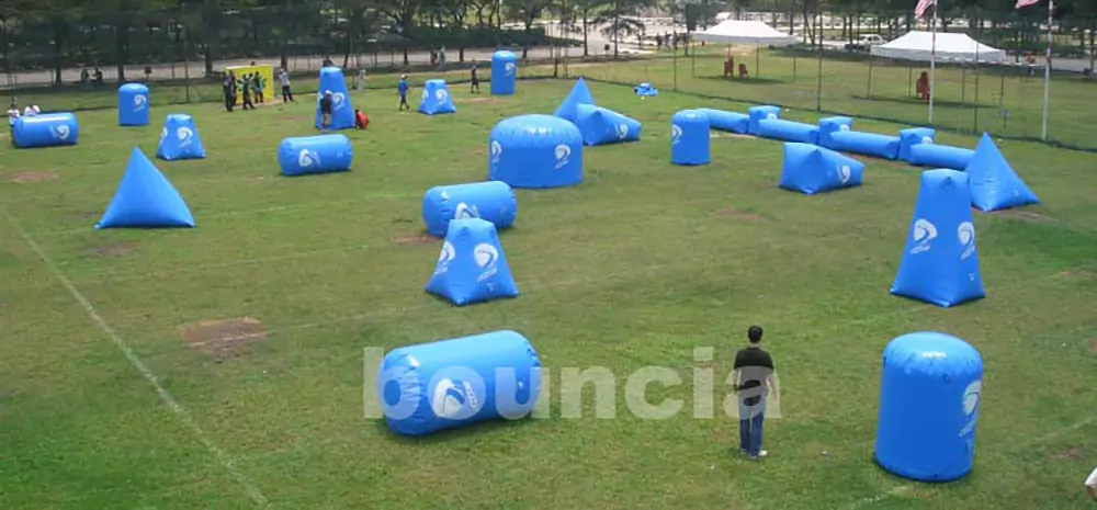 a-well-structured-inflatable-paintball-arena-layout-on-grass