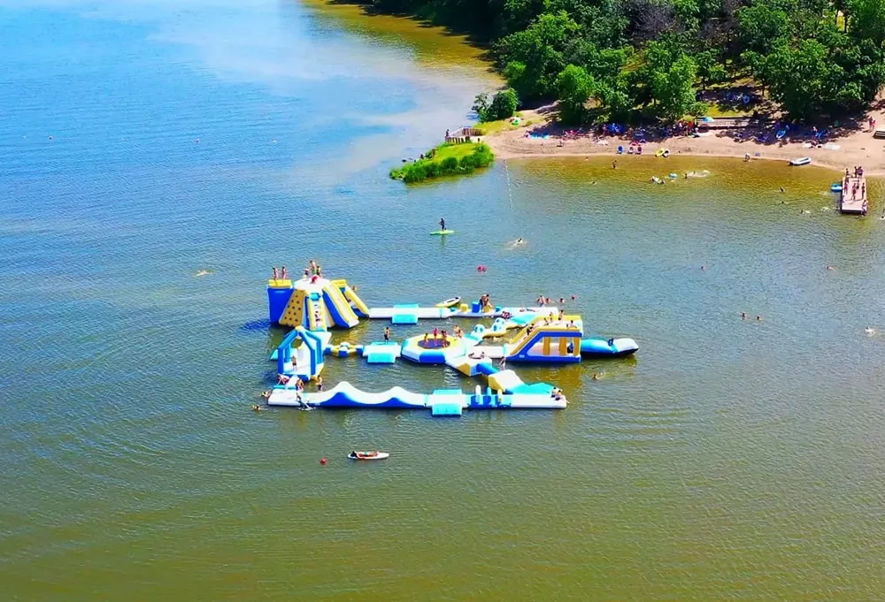 standard-floating-water-park-in-a-large-lake