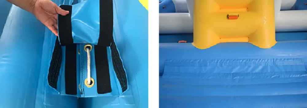 double-connection-system-for-aqua-park-inflatables