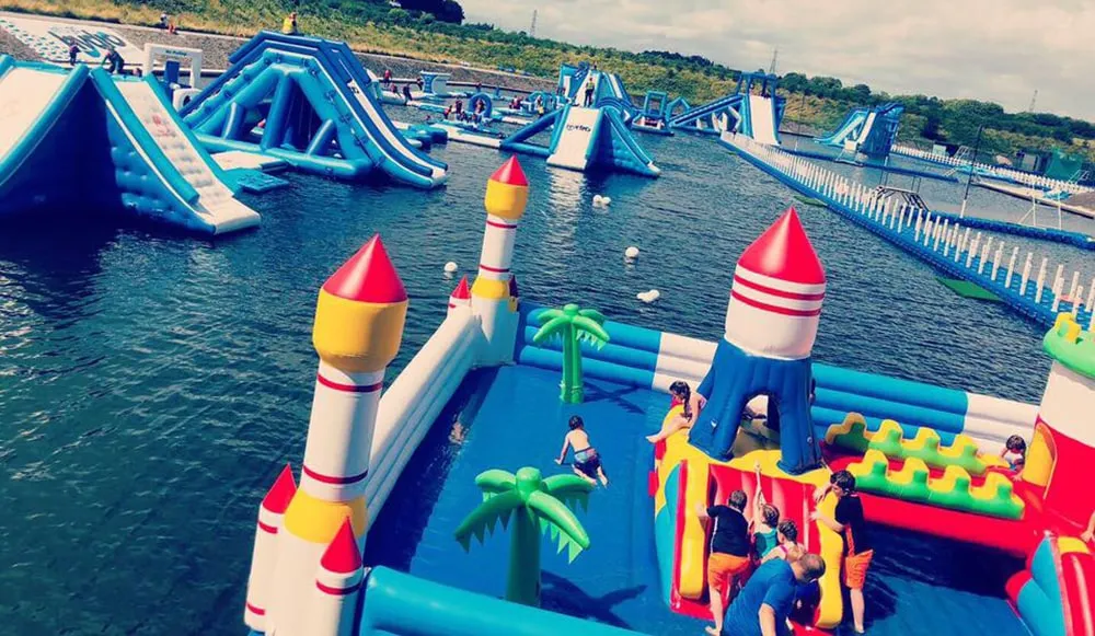 inflatable-water-park-with-safe-distance-between-zones