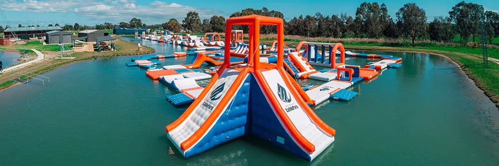 floating-water-park-on-calm-water-in-an-artificial-lake