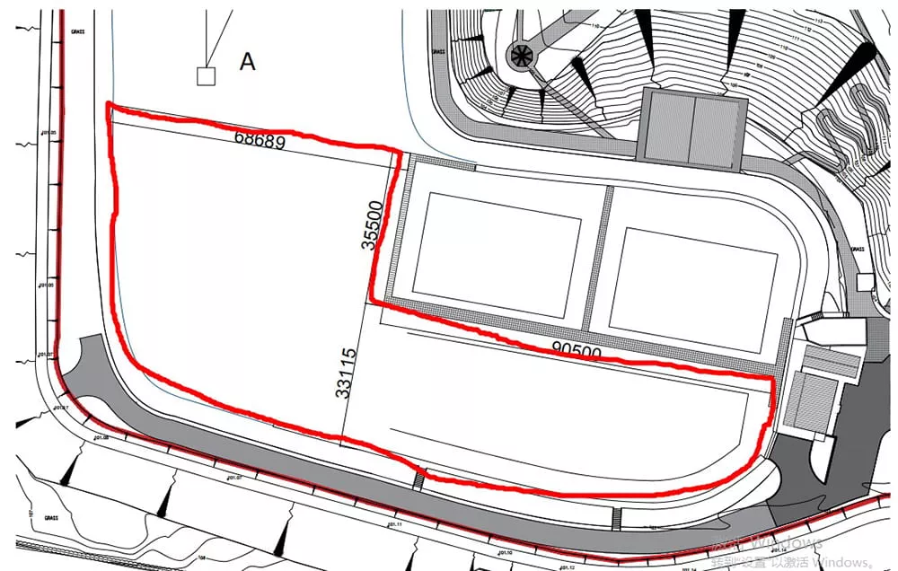 inflatable-water-park-site-dimension-layout-drawing