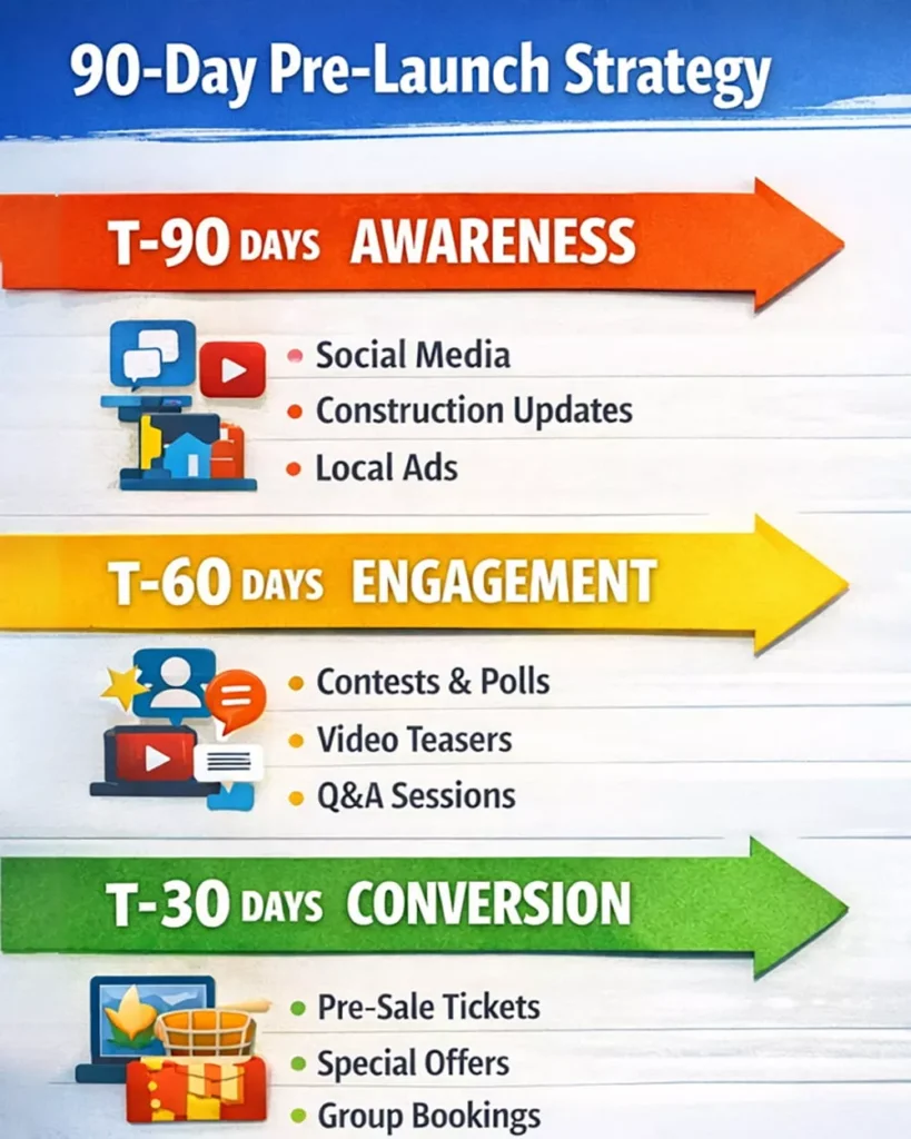 floating-water-park-90-day-pre-launch-strategy-timeline