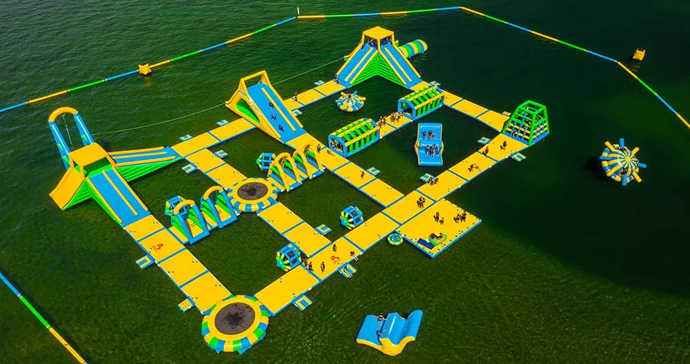 commercial-inflatable-water-park-overview-of-complete-layout