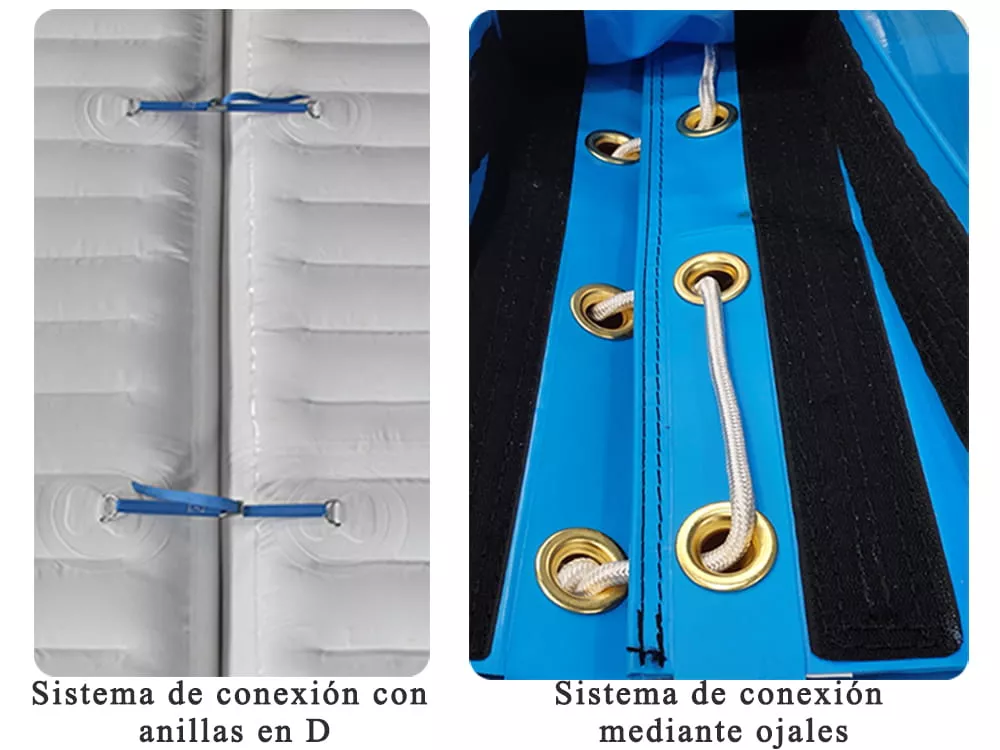 double-connection-system-for-inflatable-water-park-stability