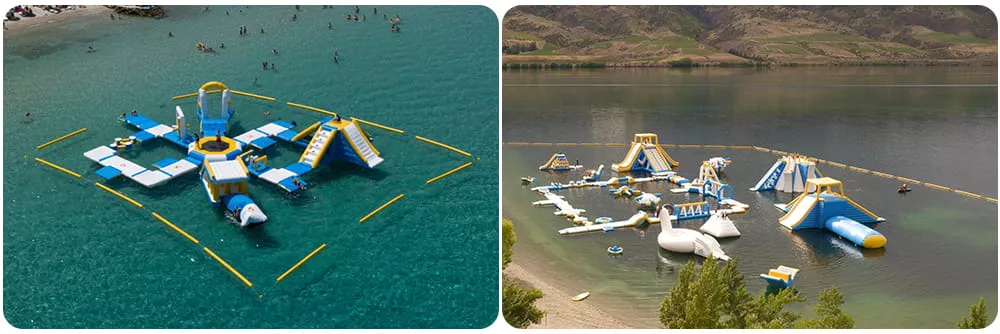 comparaison-styles-layout-parc-aquatique-gonflable