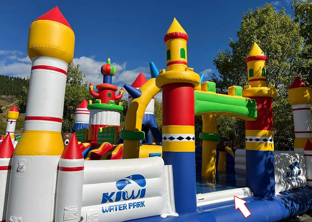 commercial-inflatable-water-park-Funcity-drainage-solution