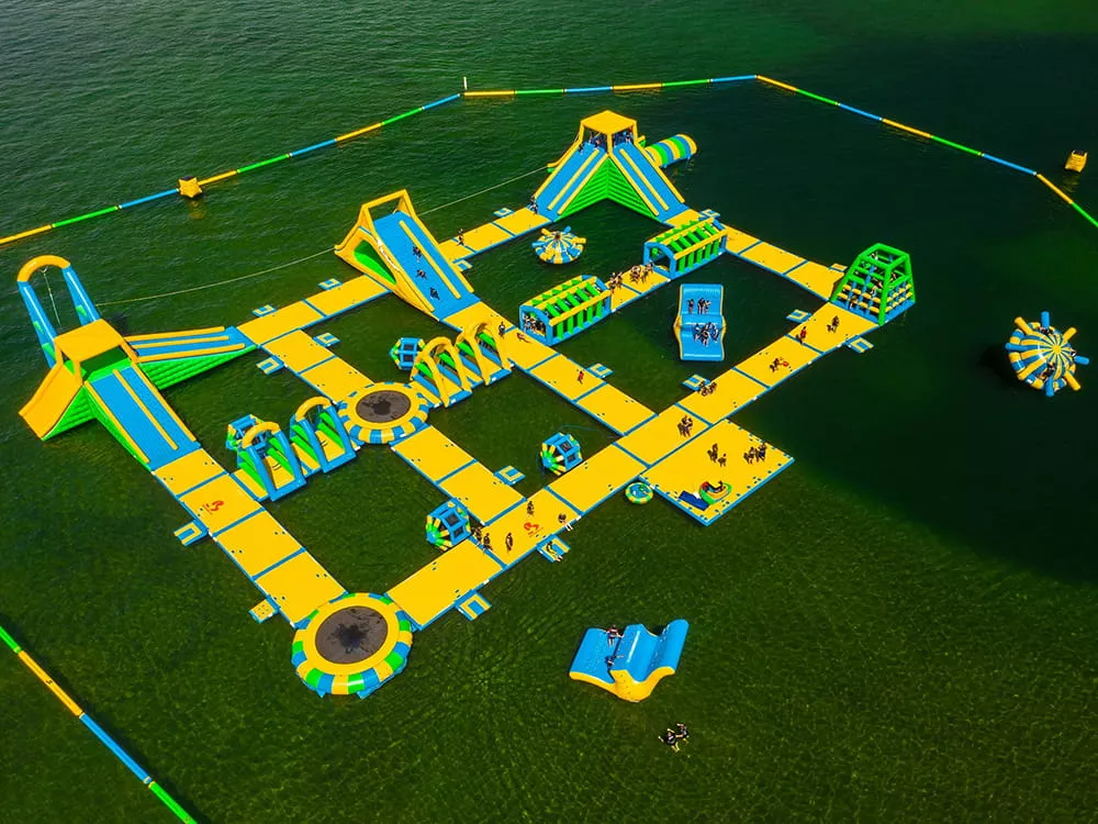 250-person inflatable water park project in Canada