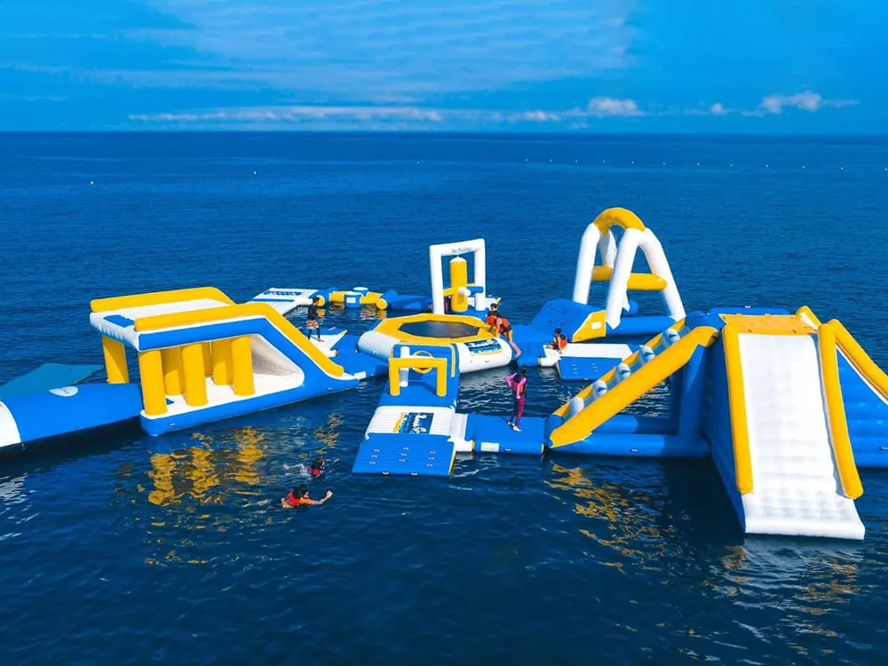 55-person inflatable water park project in the Philippines