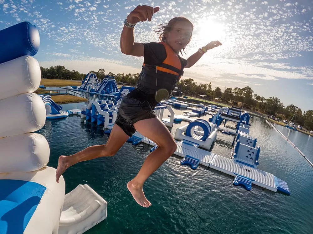 visitor-playing-at-an-inflatable-aqua-park-in-Australia