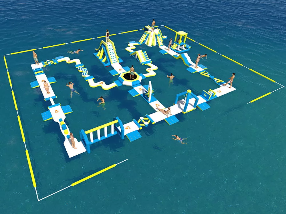 floating-obstacle-course-layout-rendering-for-design-review-before-production