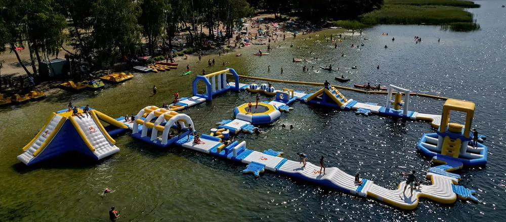 water-sports-inflatable-on-a-lake-near-the-shore